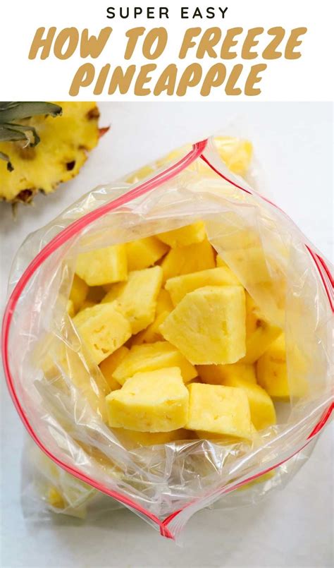 How to Freeze Pineapple the Easy Way! .